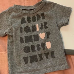 3-6 month tshirt